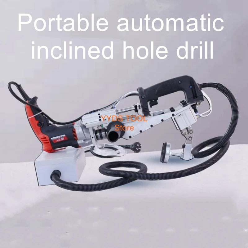 Portable pneumatic electric woodworking oblique hole drill steam dynamic oblique hole locator drill sleeve oblique hole punching enlarge