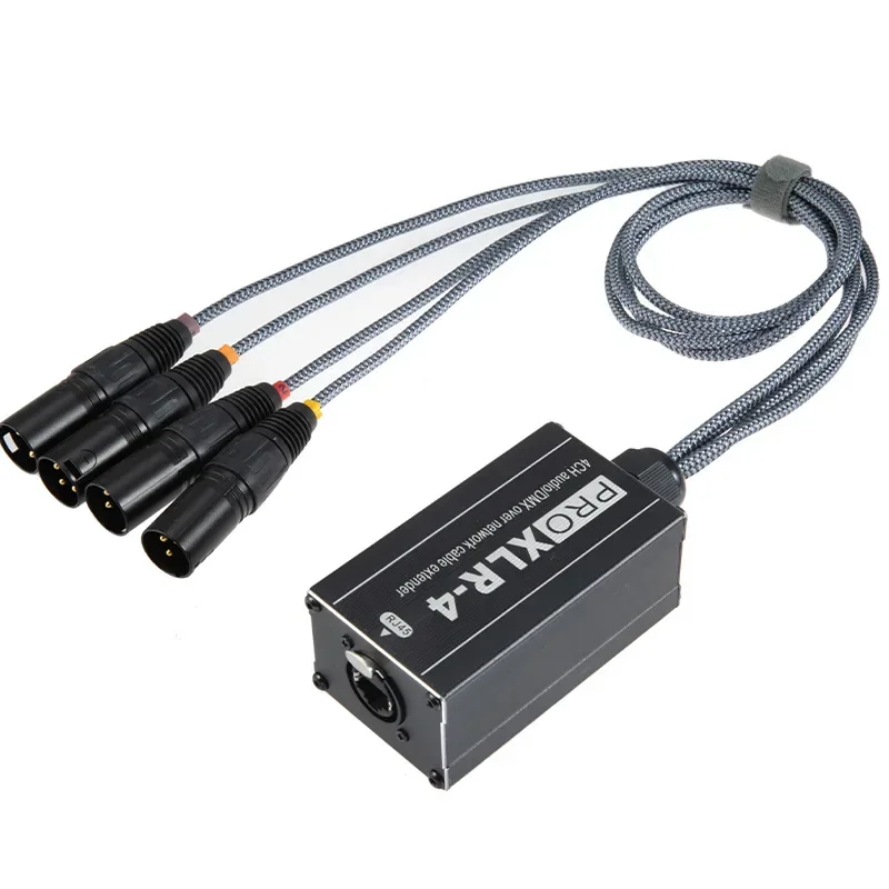 Аудио-кабель RJ45 к XLR сплиттер DMX для змеевидного кабеля сетевое расширение