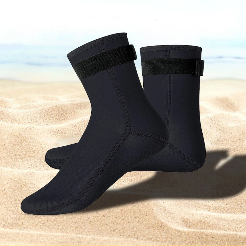 Upstream shoes 3mm neoprene beach hose warm waterproof boots anti-skid diving socks for drifting snorkeling sailing swimming