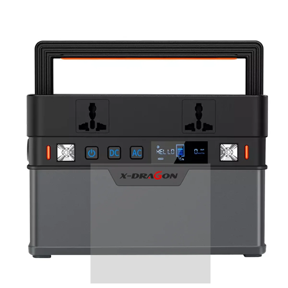 

Portable solar generator 500W 666WH LCD Display Solar Power Storage Generator for Outdoor Camping