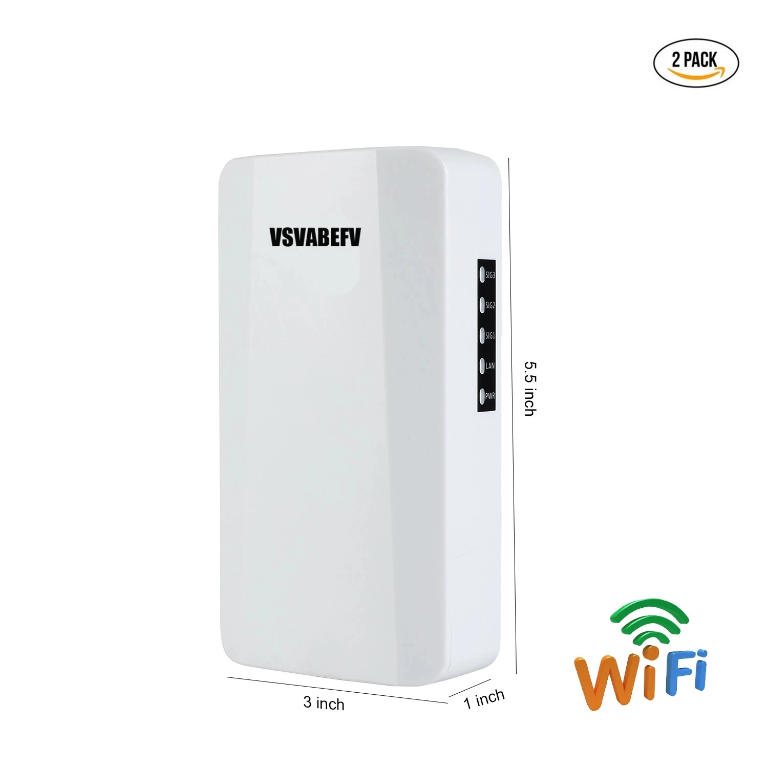 VSVABEFV Outdoor Wireless WIFI Router 1KM WIFI Bridge 300Mbps Wireless CPE Router With 24V POE Adapter for IP Camera images - 6