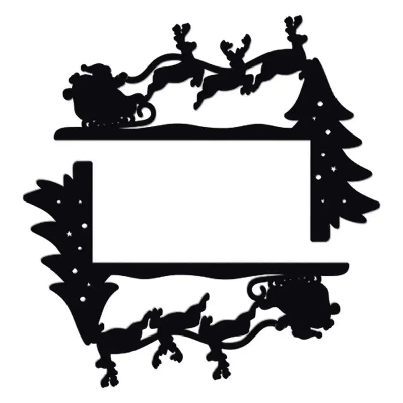 

Christmas Door Frame Ornament Santa Claus Door Frame Decoration Christmas Switch Wall Sticker Christmas Light Switch Decoration