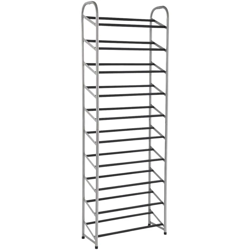 

10-Tier , Powder Coated Black and Silver , 30 Pairs