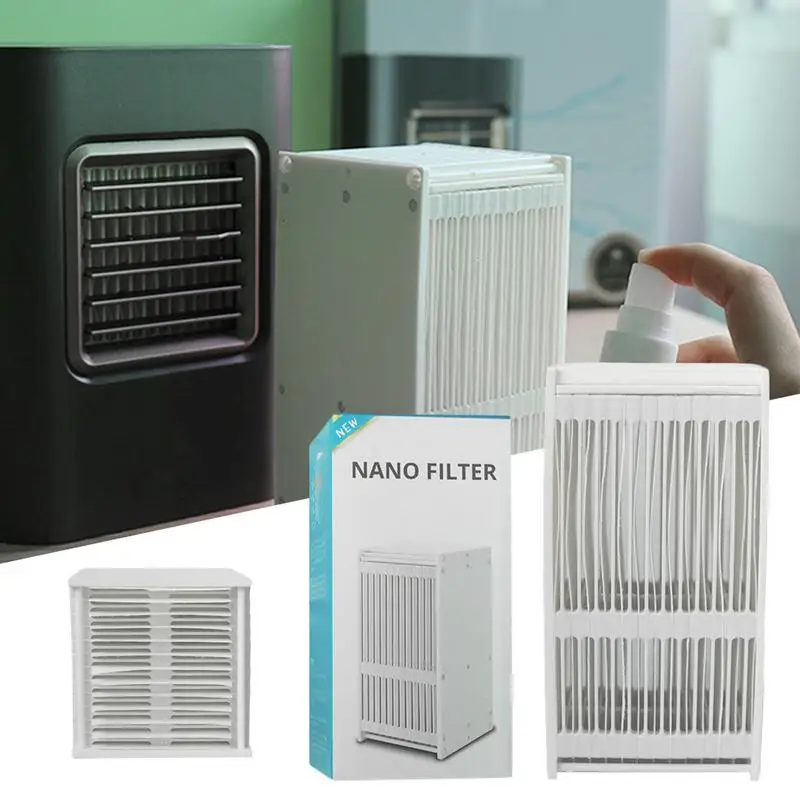 

Air Cooling Fan Small Table Fan USB Chargeable Desk Stand Fan For Home Office Outdoor Humidifier Personal Quiet Anion LED Cooler
