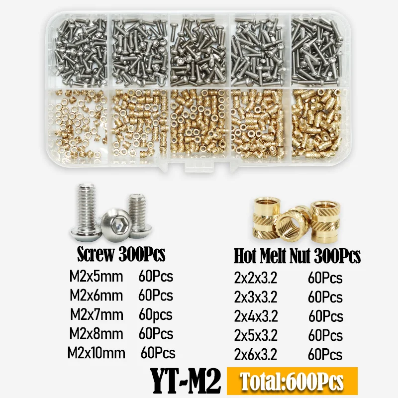 

YMAX Комплект латунных гаек и винтов для 3D принтеров