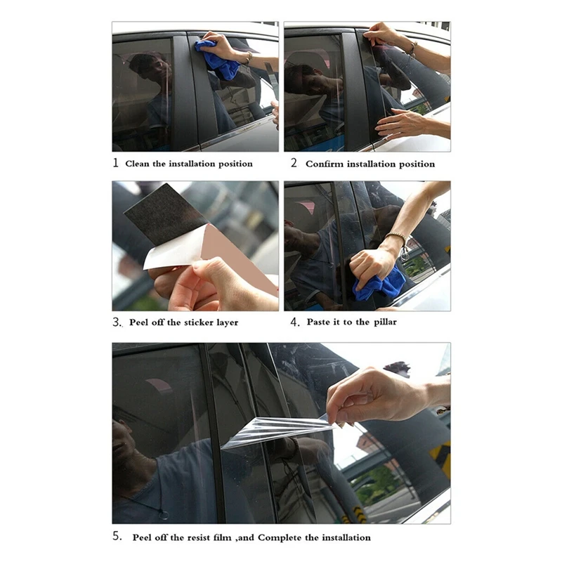 Боковые дверные оконные стойки дверная отделка чехол для фортепиано Toyota Corolla 2020