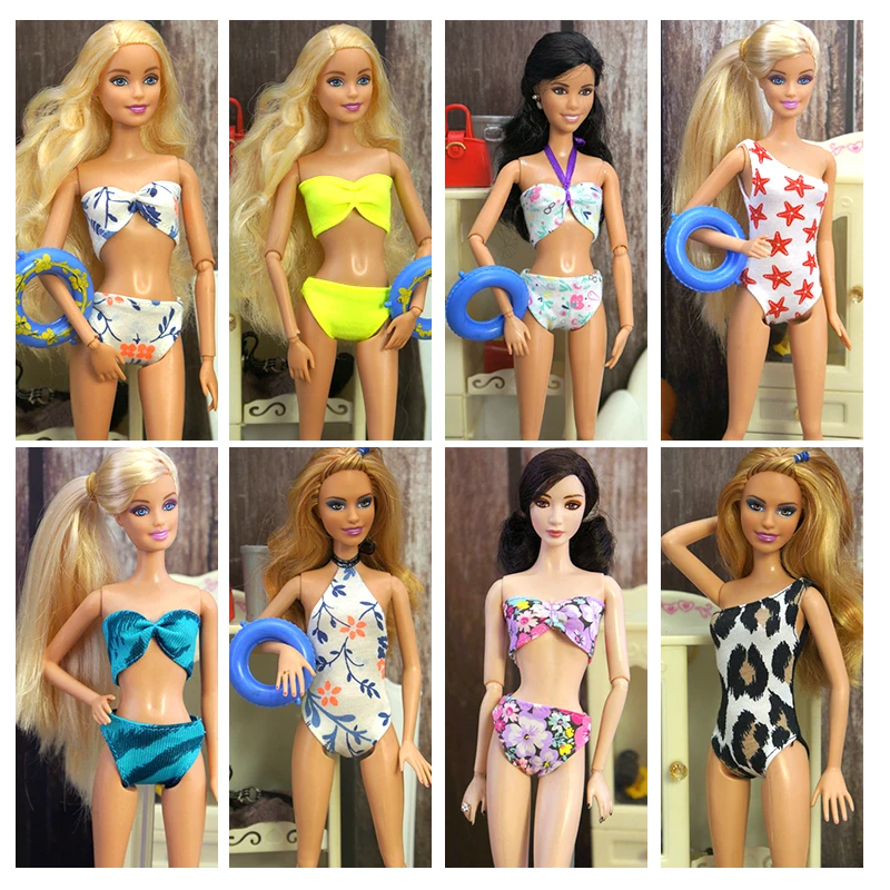 

Swimwear for 18 Inch Barbie Doll Clothes and Accessories DIY Fashion Baby Doll Clothes Girls Toys for Children Suit Barbie Dolls