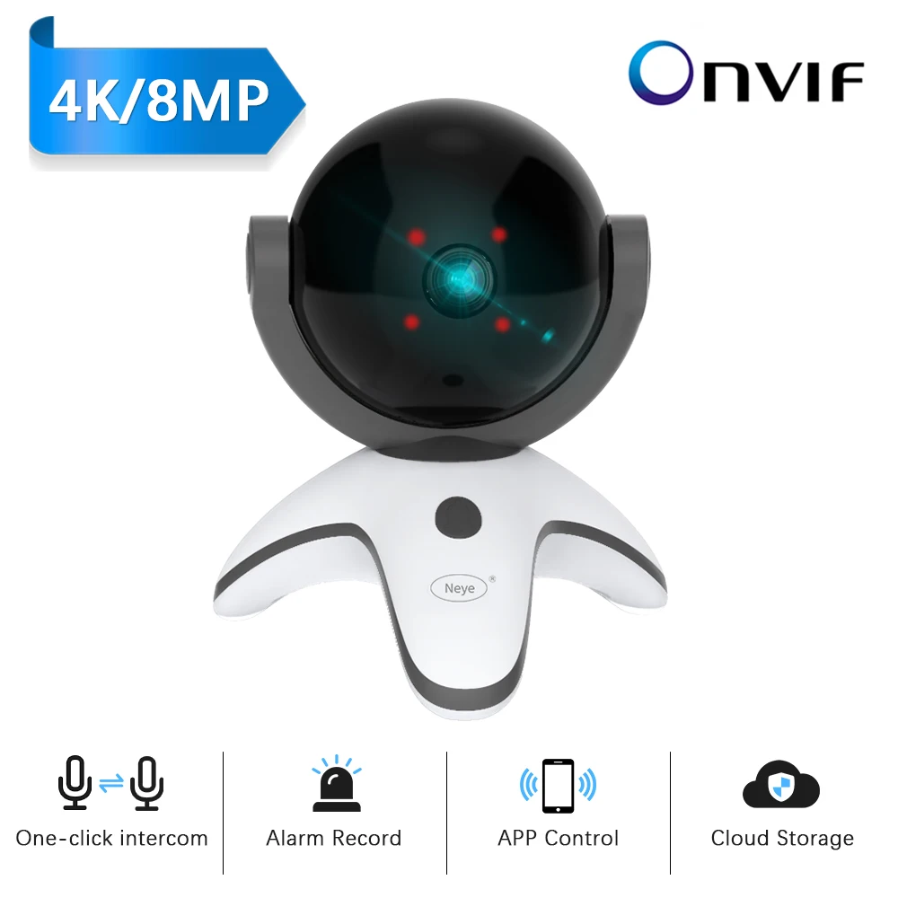 Камера видеонаблюдения для домашних животных 4K 8 Мп 360 ° |