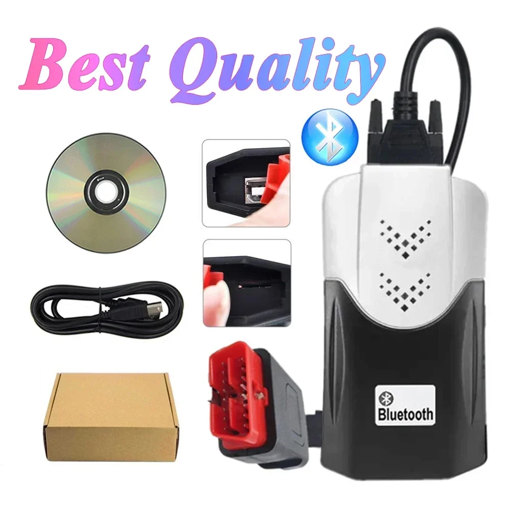 3 шт./лот Vd DS150e Cdp с Bluetooth 2021.11 Keygen новые диагностические инструменты Vci Obd2 для Tnesf