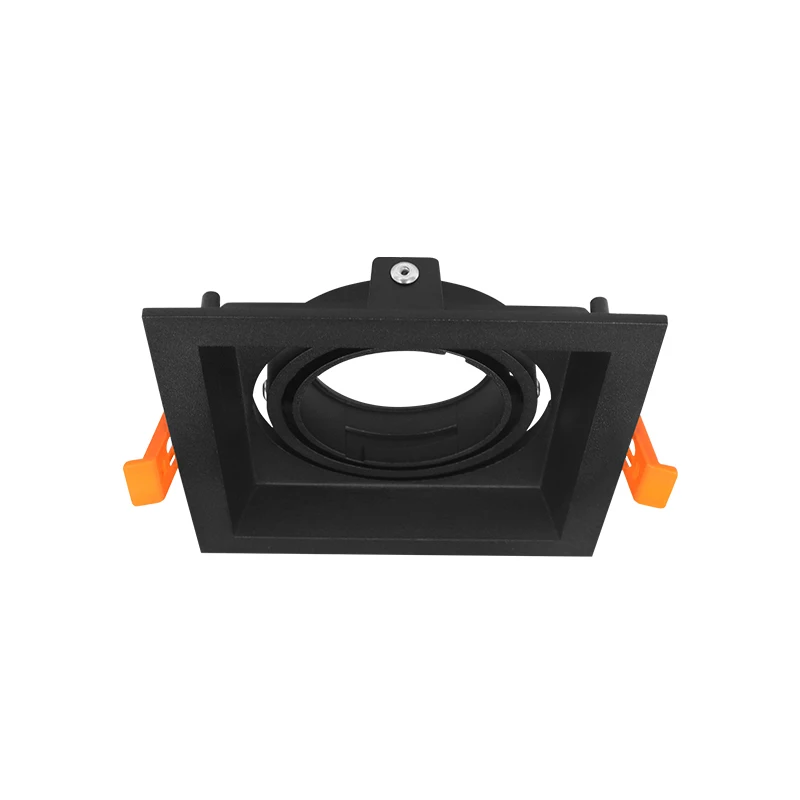 

Gu10 MR16 downlight led spot housing changeable cover hole 70mm 75mm 80mm 90mm recessed adjustable downlight frame