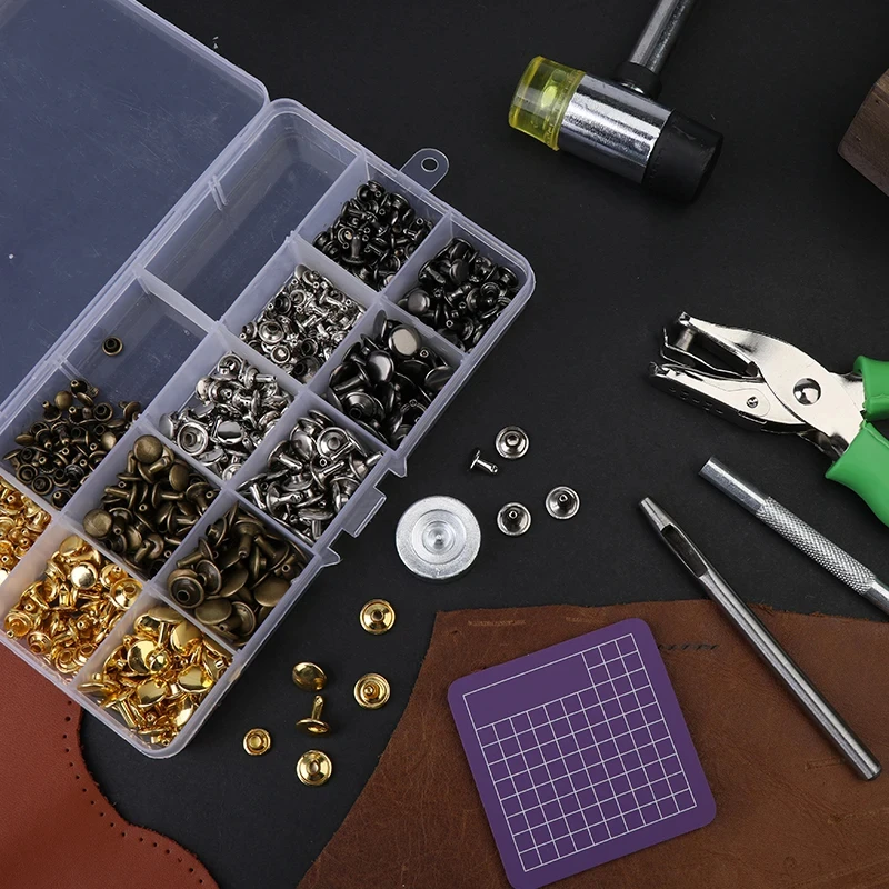 Комплект кожаных застежек Fenrry металлические кнопки пресс-инструменты для