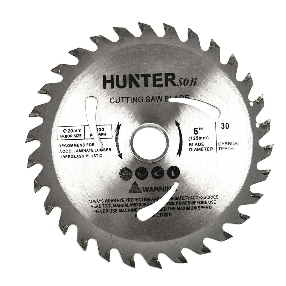 

Woodworking Saw blade 20mm Bore 30Teeth 5\\\\\\\\\\\\\\\" Carbide Circular Cutting Disc Equipment Saw Blade Wood Workshop 125mm