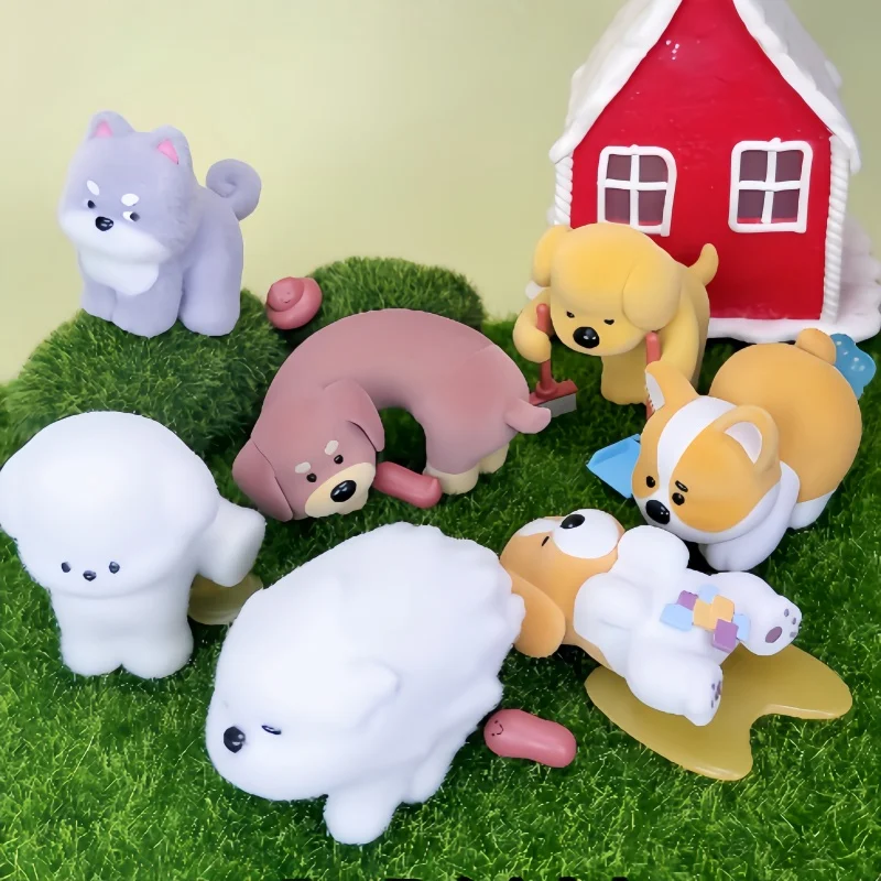 Фото 52toys Серия Poopoo Pups: Коллекционная фигурка-сюрприз в закрытой упаковке, милая настольная декоративная модель, модный подарок для детей, забавная игрушка №2