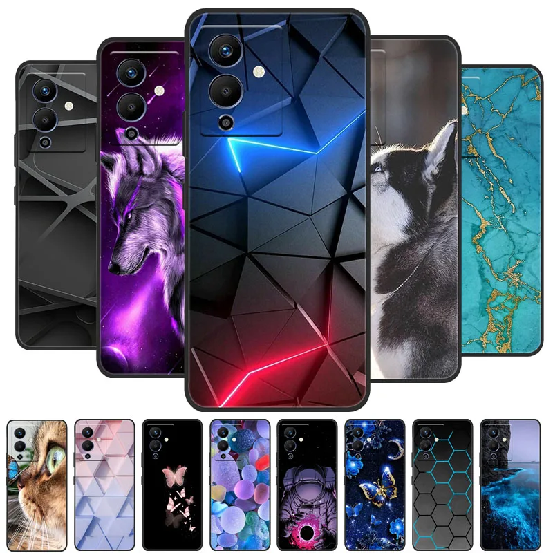 

For Infinix Note 12 Pro 5G Case Cover Cute Cat Silicone Soft Case For Infinix Note 12 Pro 5G Case Note12 Pro 5G Phone Back Cover