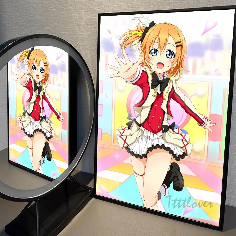 Аниме L-образный постер kfukao Honoka настенное искусство домашний декор для комнаты