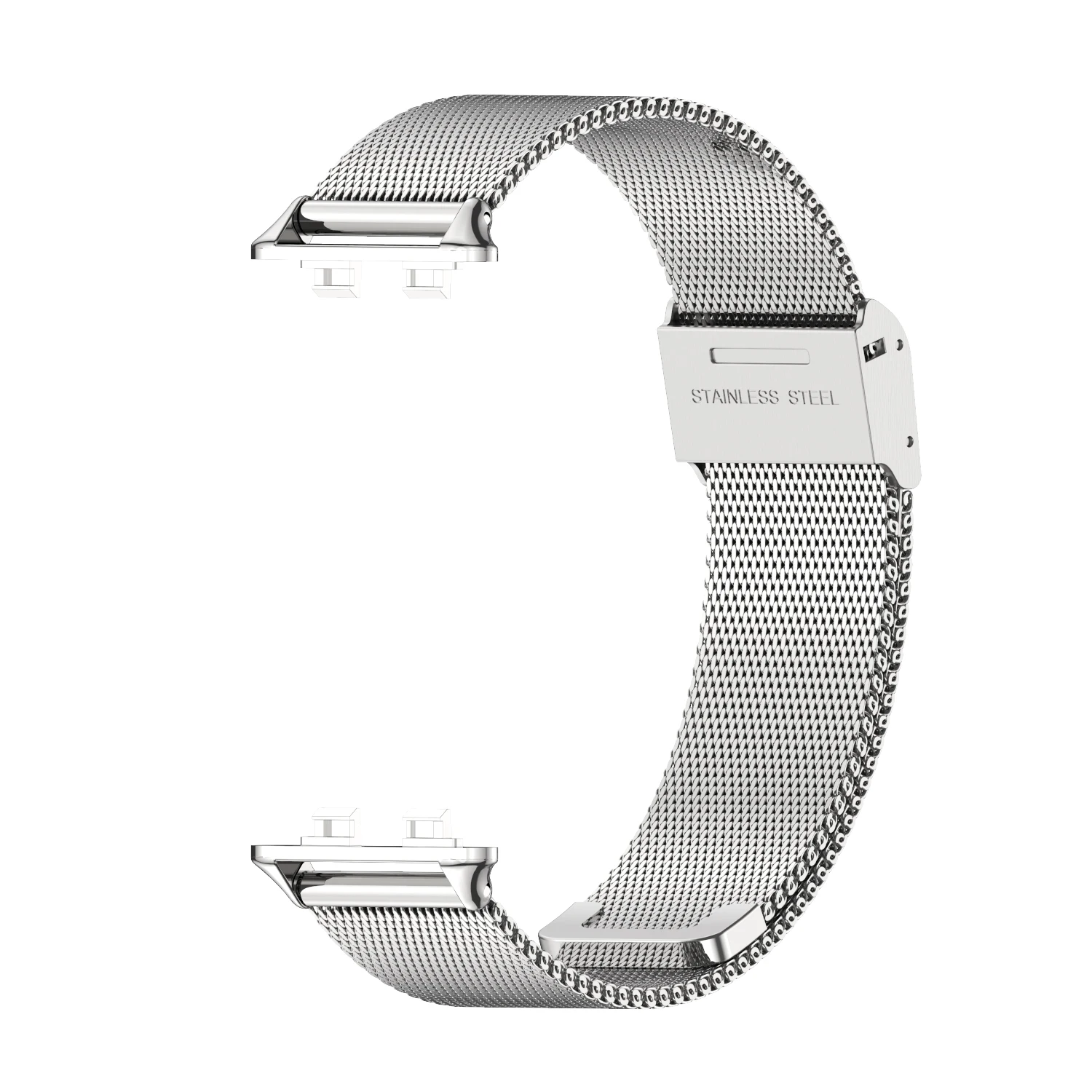Фото Металлический ремешок для Huawei Band 11, ремешок для часов Huawei Band 11 Pro, миланский браслет для Huawei Smart Band 11, нержавеющая сталь №4