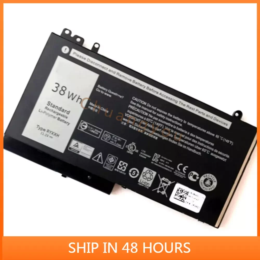 Новый аккумулятор RYXXH 3230 мАч для Latitude 12 5000 11 3150 3160 3550 E5250 E5450 E5550 серии 1 В 38 Втч