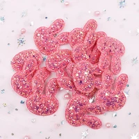 jojo bows glitter sequin patches shiny solid heart rabbit crown star shape accessories diy hair bows garment sewing decorations