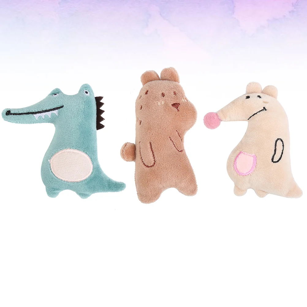 

3Pcs Catnip, Cat Chew Bite Resistant Plush Supplies for Kitten Cat