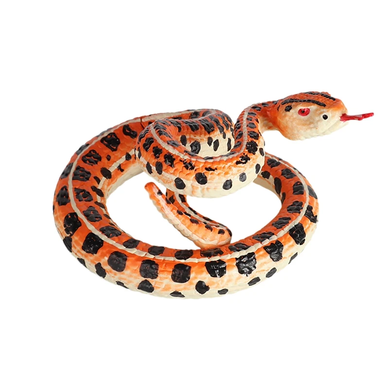 

Children's Tricky Toys Simulation Snake Short-Tailed Snake Viper Rattlesnake Boa Constrictor Reptile Model Decoration
