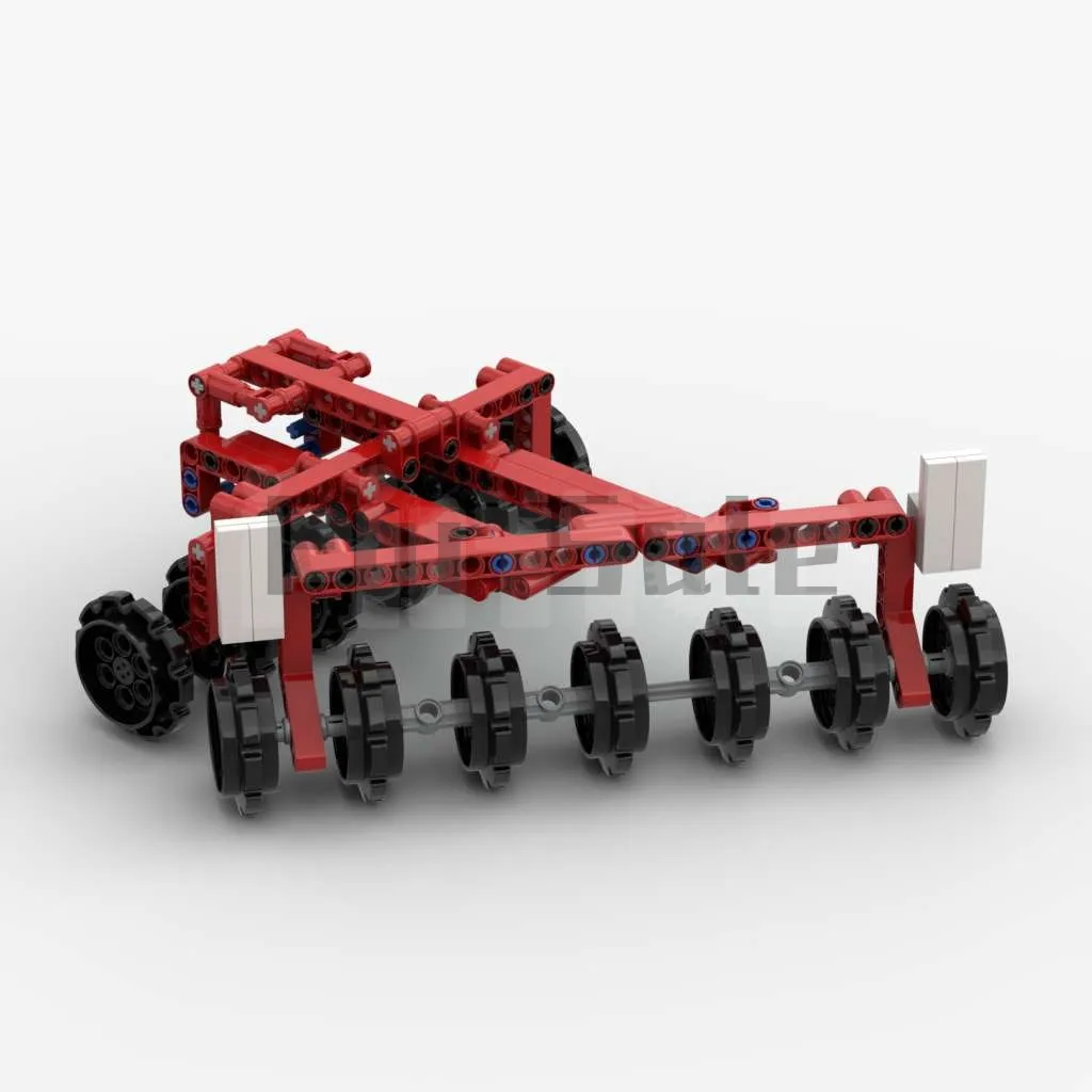 

MOC-57320 Disc Harrow for Claas Xerion and 6130R Tractors by LasseD Building Block Spliced Toy Kids