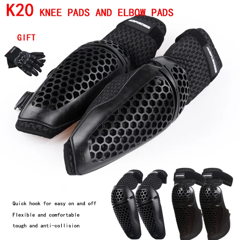

K20 Motorcycle Riding Protector Knee Pad Breathable Knee Protector Universal All Seasons Knee Pads And Elbow Pads