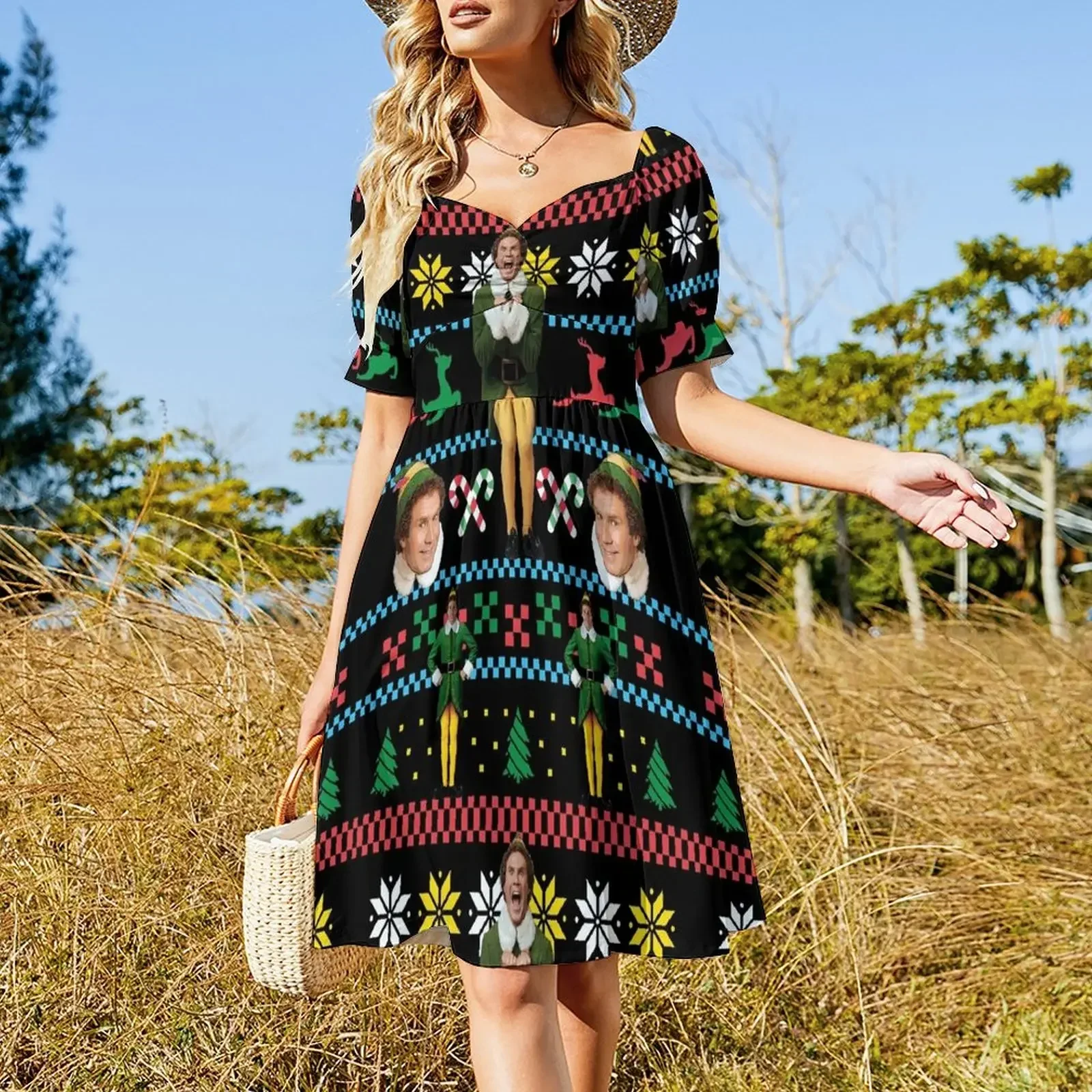 Уродливый рождественский свитер Buddy The Elf классический фильм забавный подарок