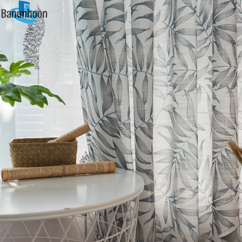 Шторы из натурального плетеного материала хлопковые шторы в китайском стиле с