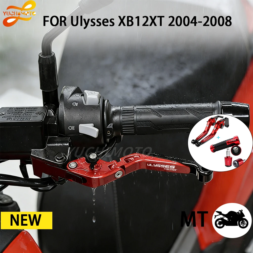 Фото Для BUELL Ulysses XB12XT 2004-2008: Складные регулируемые рычаги тормоза и сцепления, комплект рукояток №1