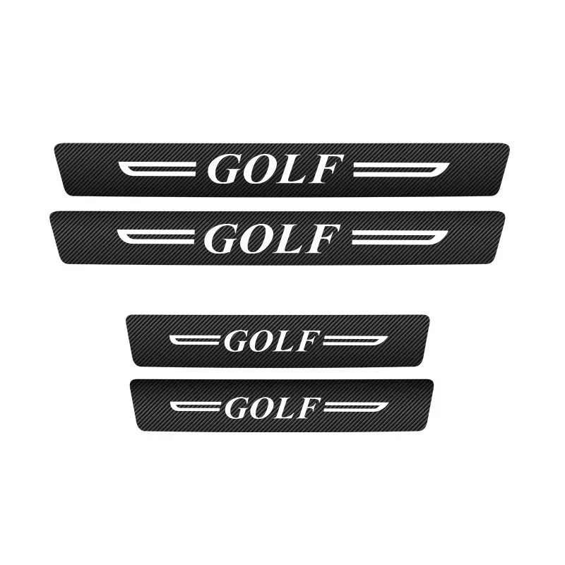 4 шт. защитные наклейки на порог автомобильной двери для VW Golf 7 6 5 MK2 MK3 MK4 MK5 MK6 MK7 MK8