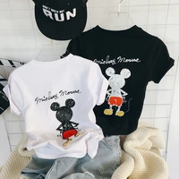 2022 summer kids clothes toddler boys girls mickey short sleeve t shirts new kids fashion cotton t shirts childrens tops 2 13y