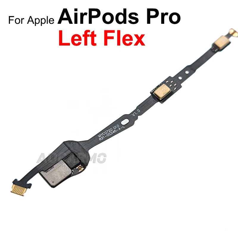 Шлейф с левым и правым чипом Aocarmo динамиком микрофоном шумоподавления для Apple AirPods