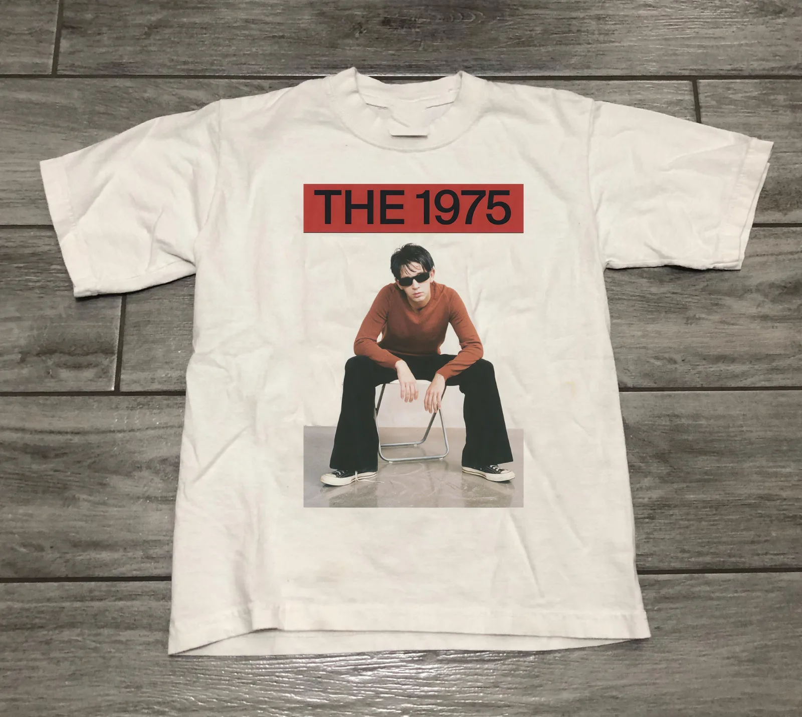 Новая белая футболка The 1975 Band MEmber S 234XL семейная NG1891