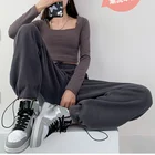 2022 весенние серые мешковатые спортивные штаны размера плюс женские осенние свободные женские спортивные штаны белые летние брюки для бега уличная одежда