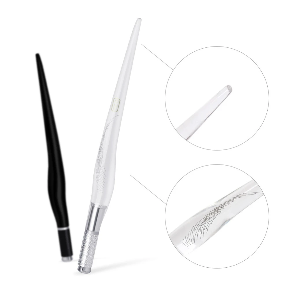 

1pc Professional Permanent Makeup Manual Tattoo Microblading Pen Crystal Acrylic Tattoo Pen for Dermografo Micropigmentacion