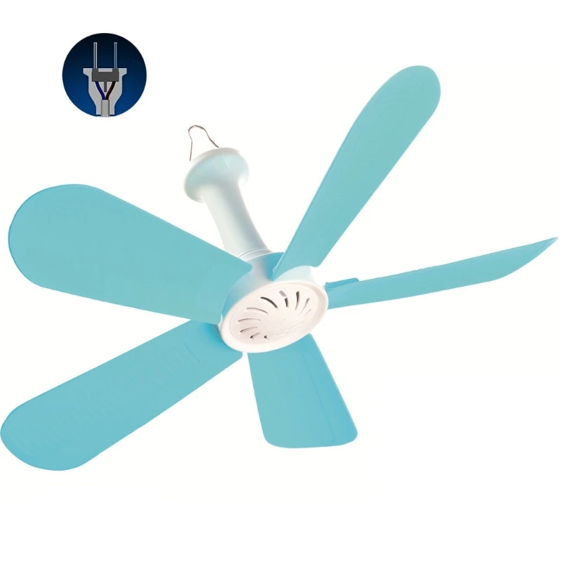 

Universal 20W Power 5 blades 1 gear mini ceiling fan AC 220V Hanging fan diamater 45cm/17.7in Fan for Home Office