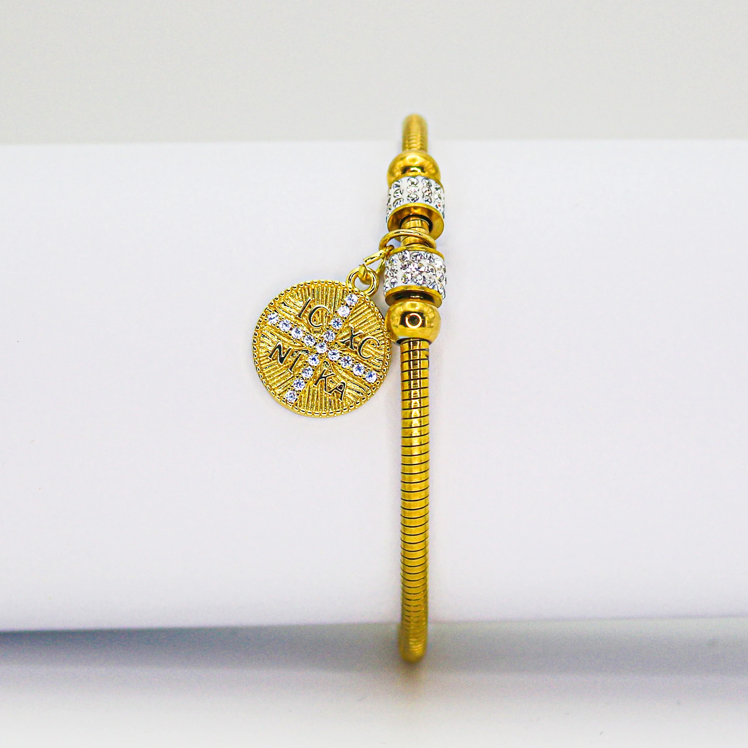 Нержавеющая сталь Constantine Восточный Православный ICXC NIKA Греция Крест Подвески