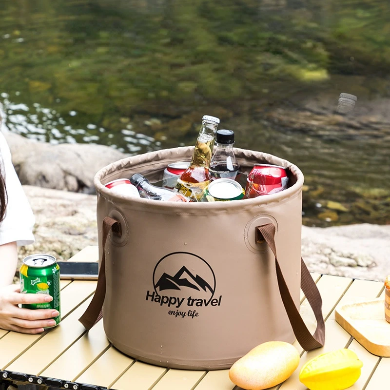 Портативное ведро для путешествий на открытом воздухе объем 10 л/20 л