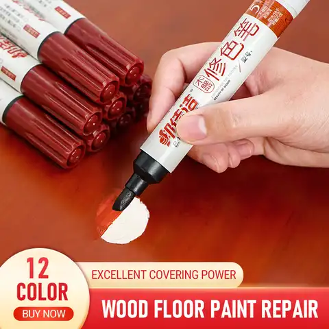 12 цветов, деревянная композитная ремонтная ручка, подкрашивание/Заполнение краски, маркер для пола/лестницы/двери/деревянные изделия, защи...