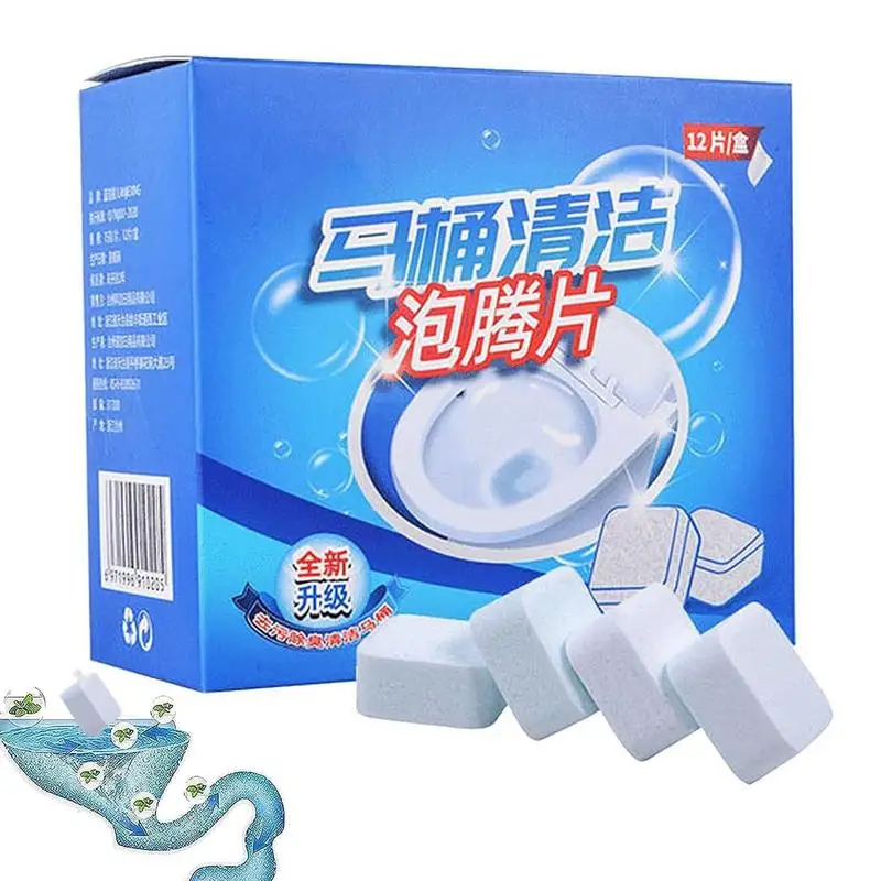 

Toilet Cleaner Tablets Effervescent Tablets Deep Cleaning Washer Deodorant Cleaning Agent Pills Automatic Toilet Bowl Cleaner