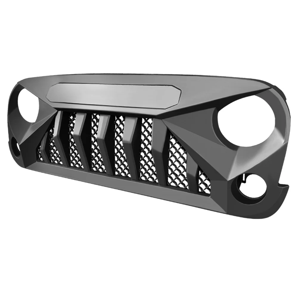 Для Jeep Wrangler JK JKU 2007-2017 сетчатая маска со светодиодной подсветкой автомобильные