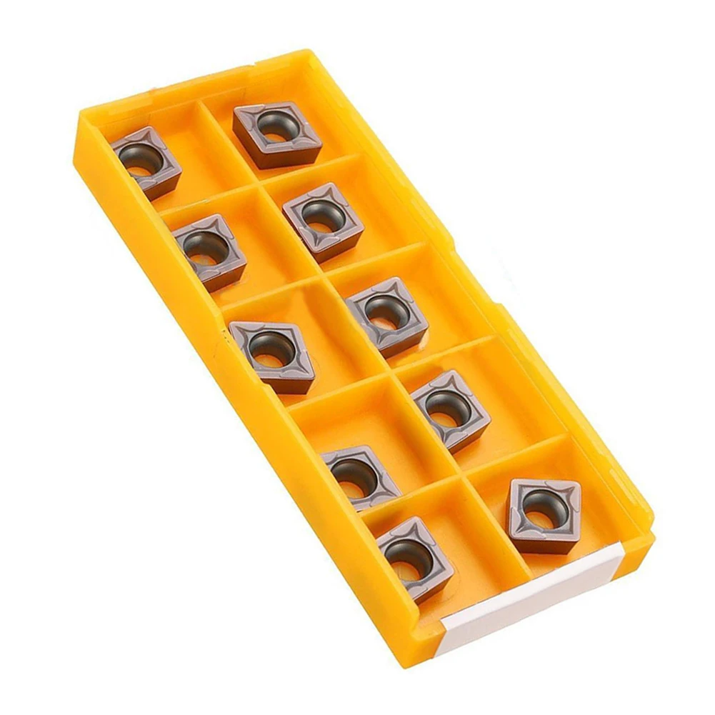

Carbide Alloy Blade Carbide Inserts CCMT32.51 CNC Carbide Inserts Lathe VP15TF 10pcs Blade Industry And Commerce