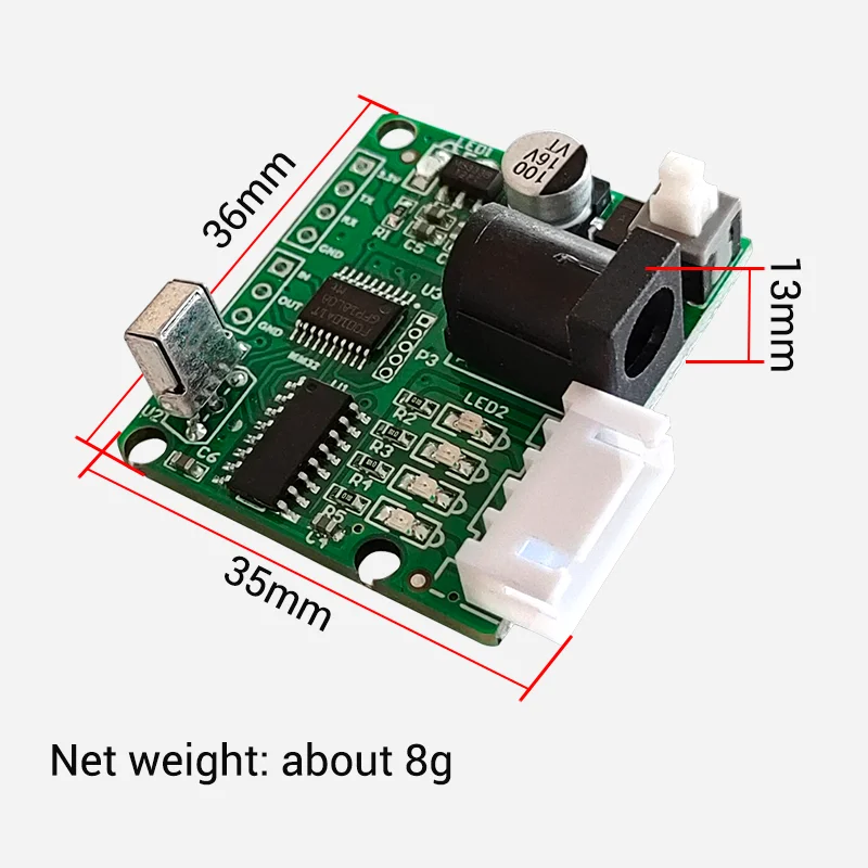 ИК-пульт дистанционного управления SMC03 ULN2003 плата драйвера 28BYJ48 пятипроводной
