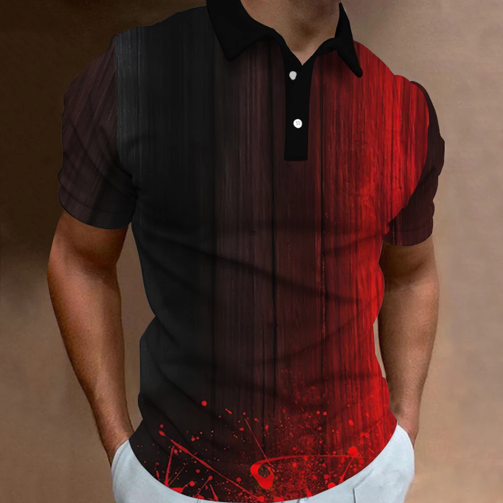 Рисунок 5 - Рубашка-поло мужская с принтом каракули