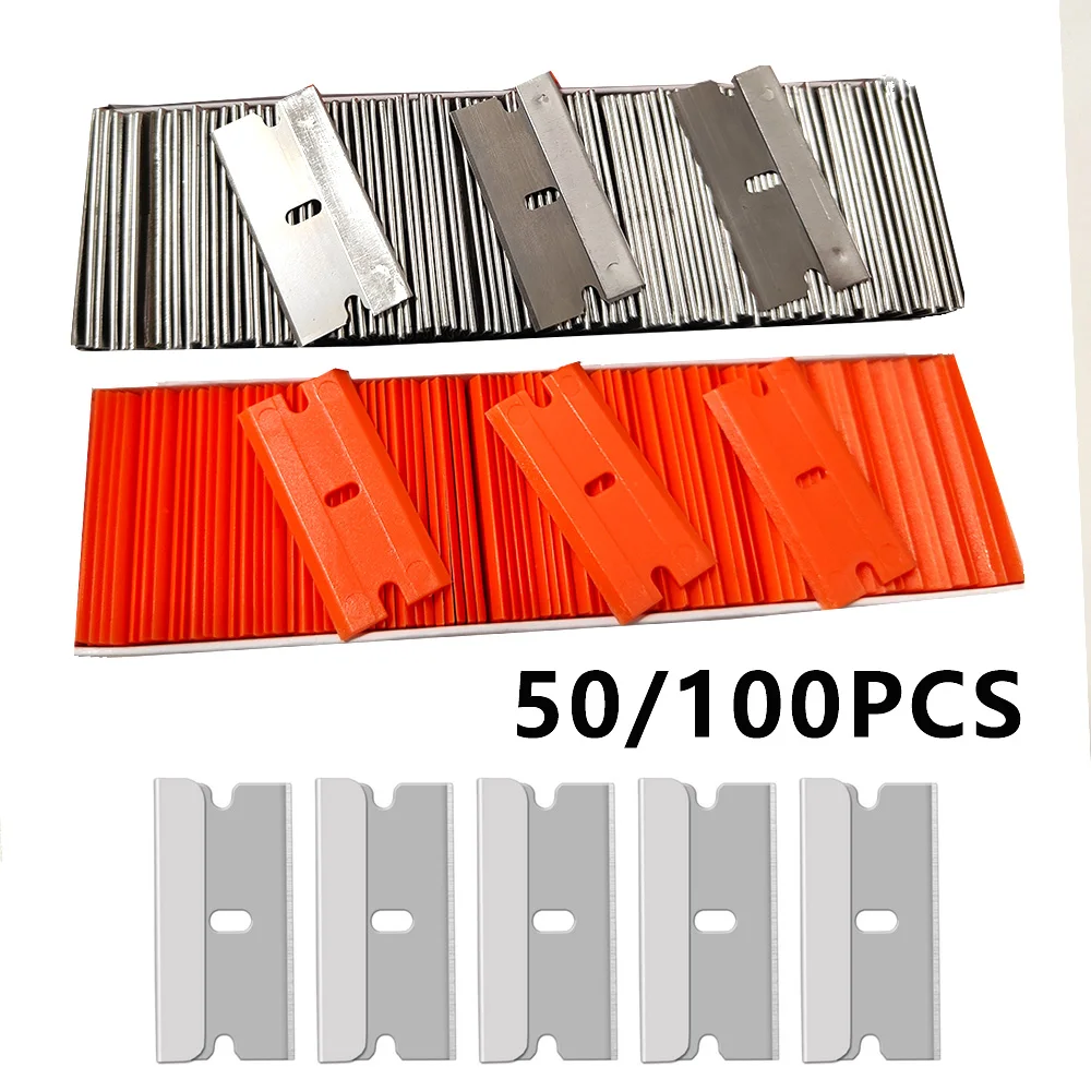 Scraper Glue Knife Glass Cleaner Replacement Carbon Steel Blade Floor Cleaning Tool