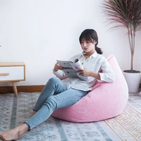bean bag cover puff without filler corduroy cloth lounger seat bean bag pouf puff couch tatami pouf salon puff