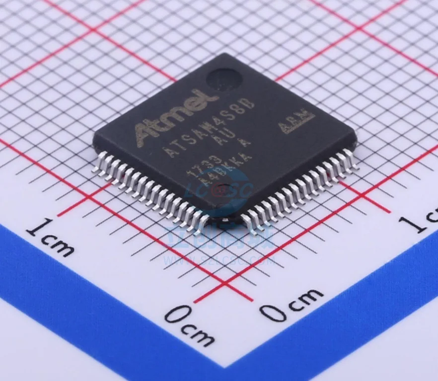 1 PCS/LOTE ATSAM4S8BA-AU package LQFP-64 new original genuine microcontroller IC chip