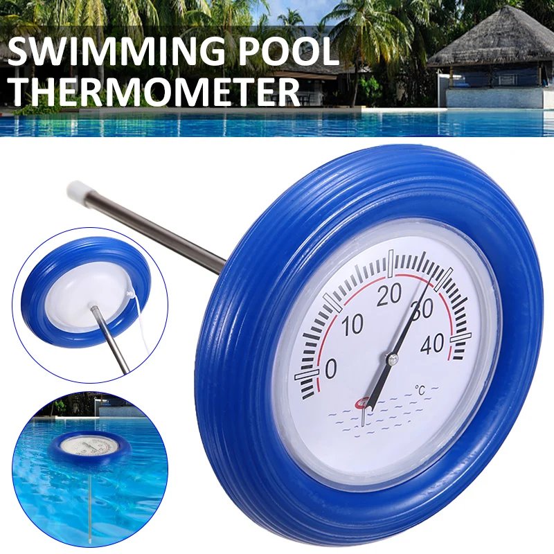 

New Durable Floating Pool Thermometer Spa Swimming Pool Thermometer Temperature Meter For Hot Springs Aquariums Artificial Lakes