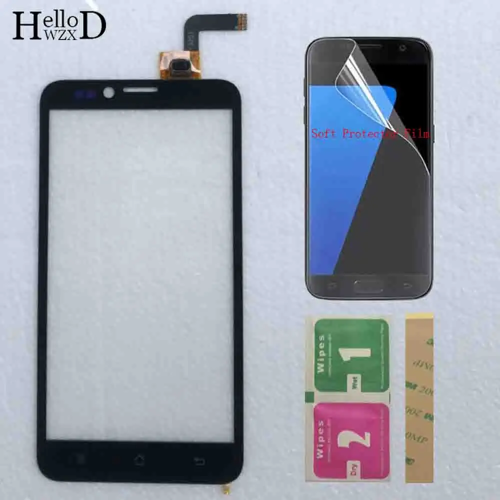 

5'' Touch Screen TouchScreen For K-Touch S5 E88 KIS1 Touch Screen Glass Digitizer Panel Front Mobile Sensor + Protector Film