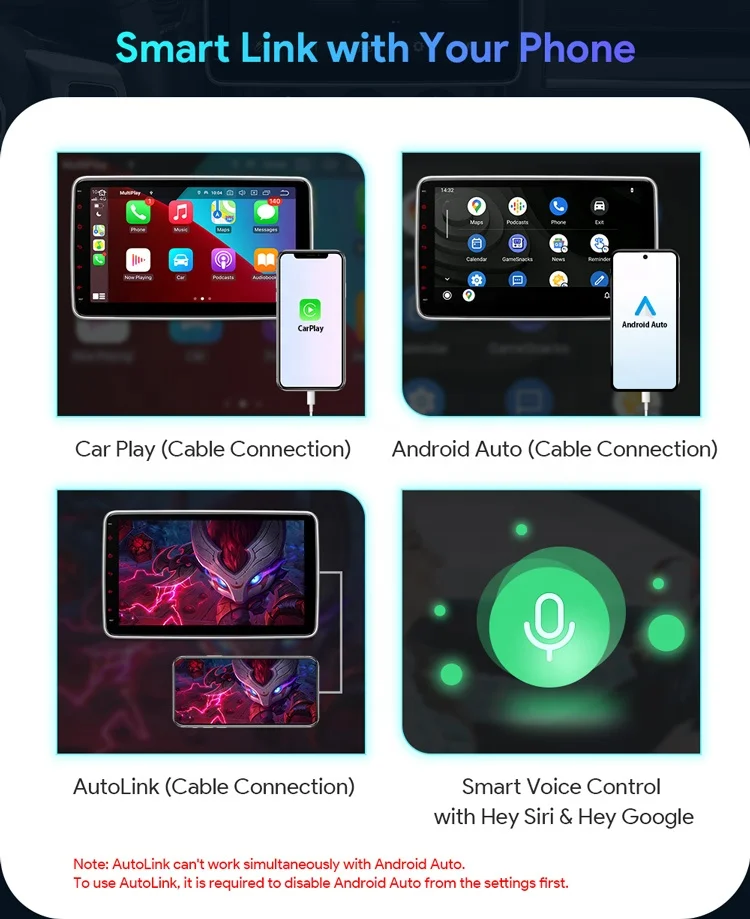 XTRONS 10 1-дюймовый QLED вращающийся сенсорный экран универсальный центральный